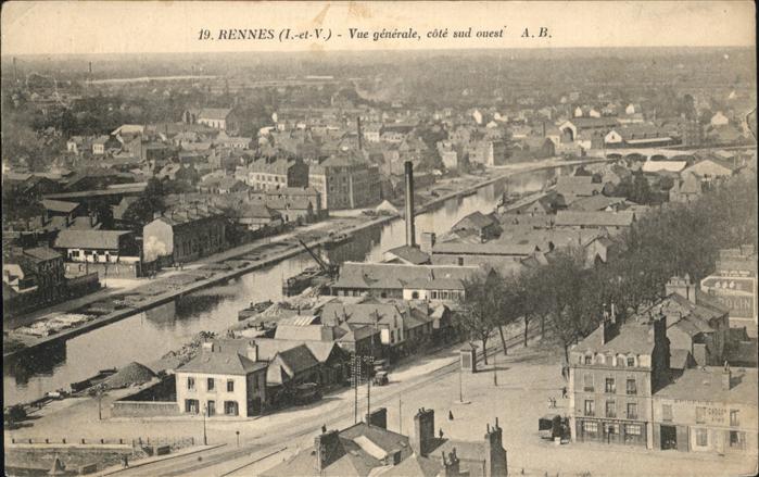 Rennes Ille-et-Vilaine Vue generale
