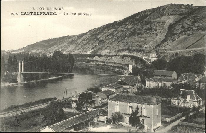 Castelfranc Pont suspendu