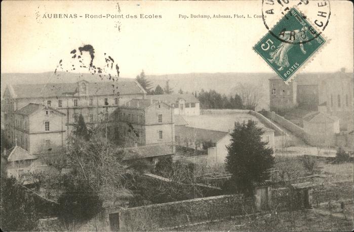 Aubenas Rond Pont Ecoles