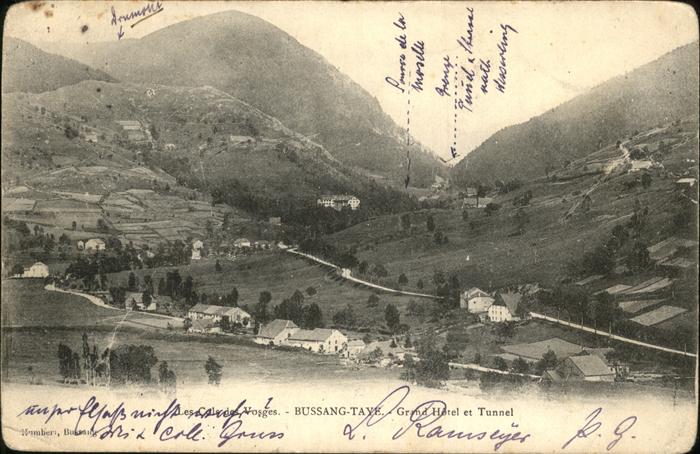 Bussang Vosges Grand Hotel Tunnel