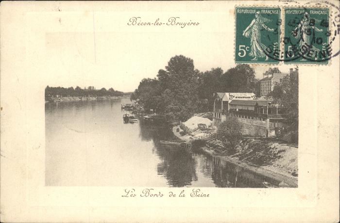 Courbevoie Becon-les-Bruyeres Bords de la Seine