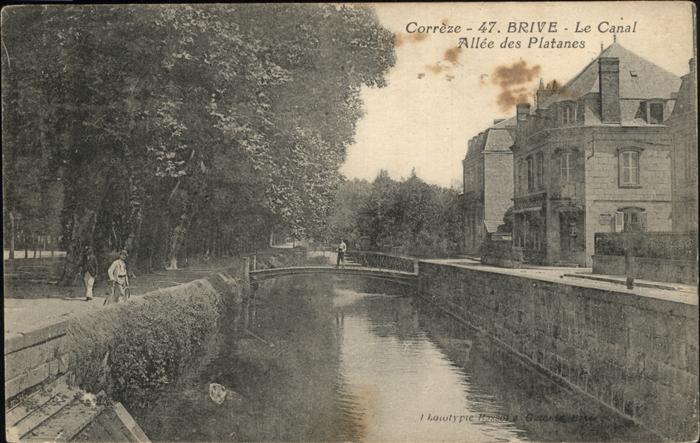 Brive-la-Gaillarde Canal Alle Platanes