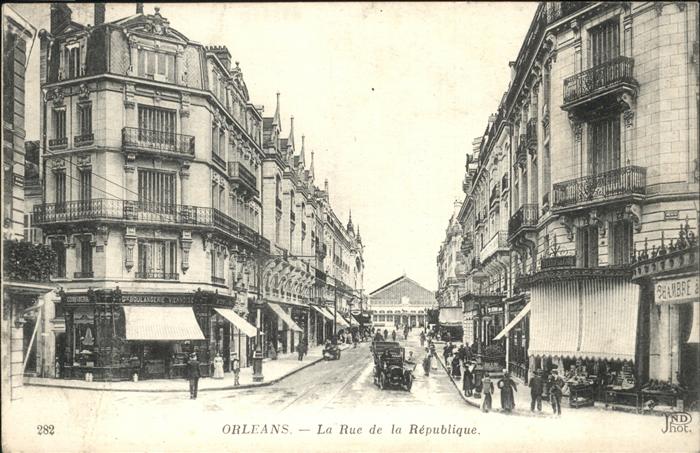 Orleans Loiret Rue Republique