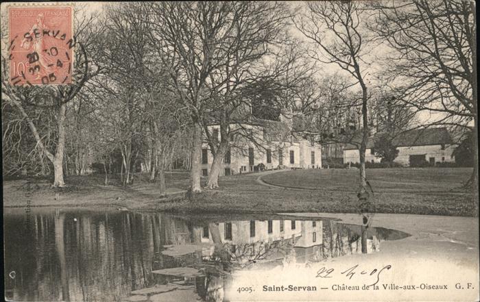 Saint-Servan Ille-et-Vilaine Chateau Ville aux Oiseaux