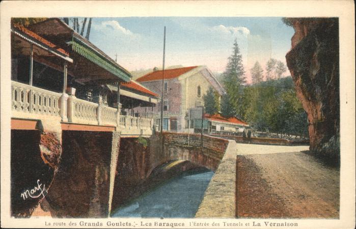 Grands Goulets  Baraques Brücke