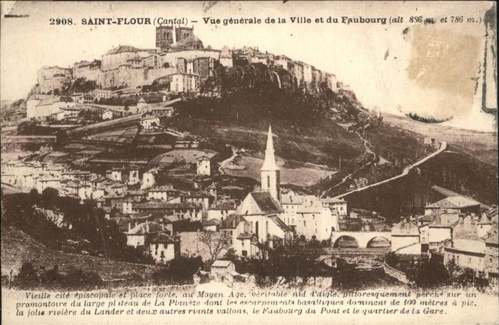 Saint-Flour Cantal Faubourg
