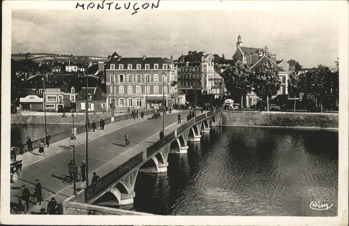 Montlucon Vieux Chateau Brücke