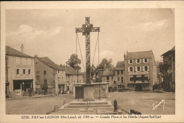 Fay-sur-Lignon Grande Place Hotel