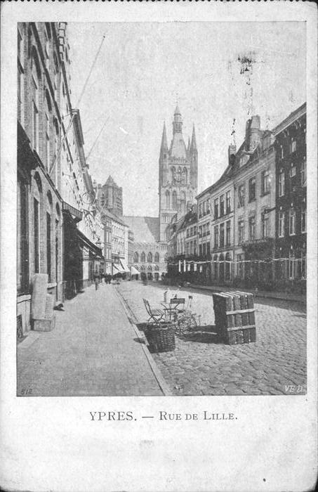 Ypern Ypres Rue de Lille