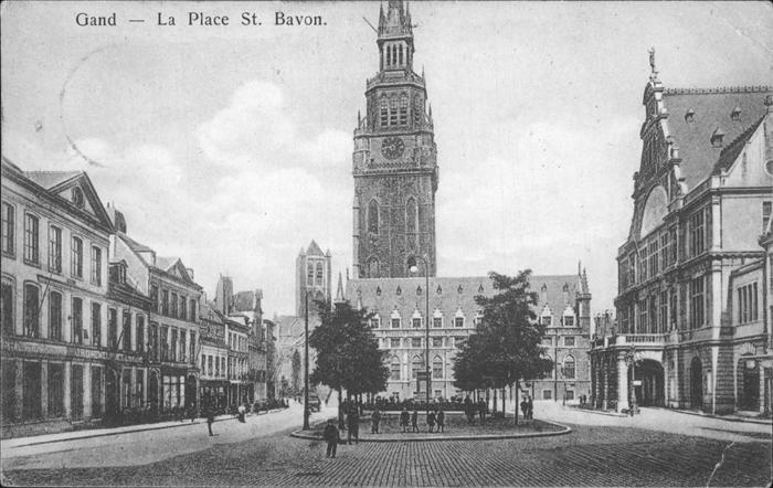 Gand Belgien la Place St. Bavon