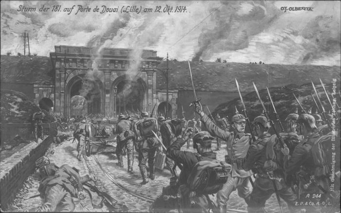 Lille Nord Sturm auf Porte Douai