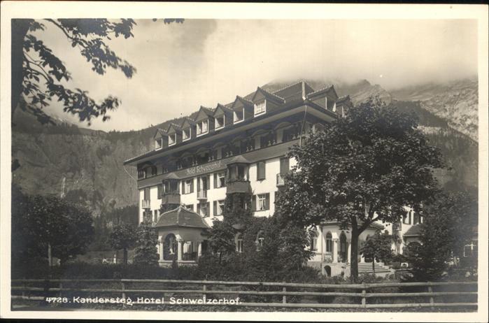 Kandersteg BE Hotel Schweizerhof