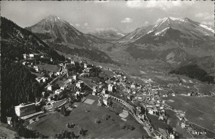 Leysin Fliegeraufnahme