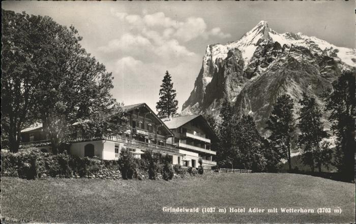 Grindelwald BE Hotel Adler Wetterhorn