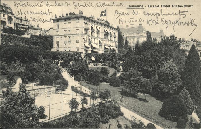 Lausanne VD Grand Hotel Riche Mont
