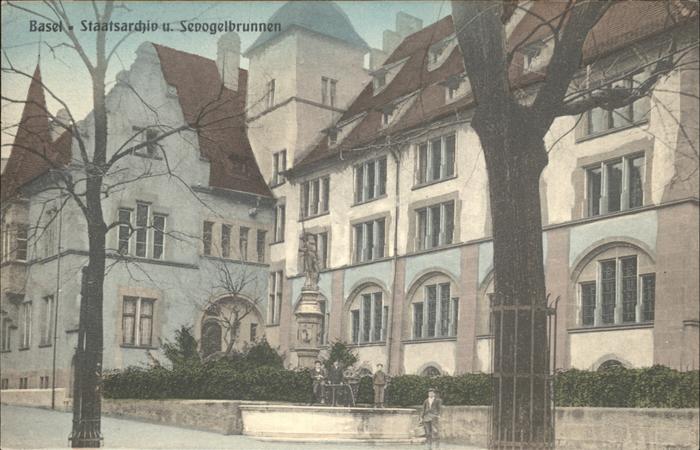 Basel BS Staatsarchiv Sevogelbrunnen