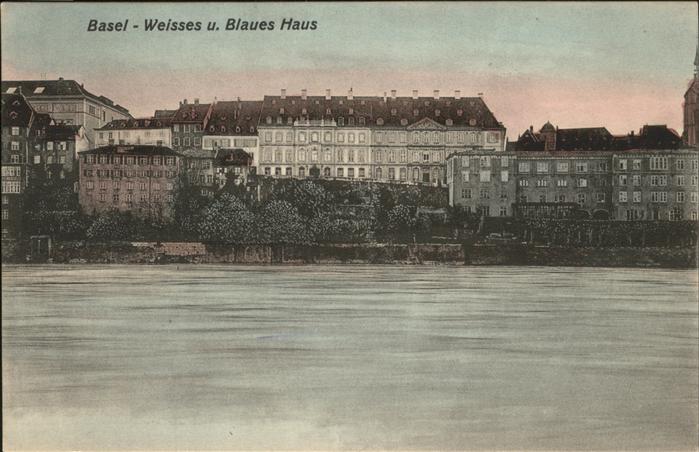Basel BS Weisses Blaues Haus