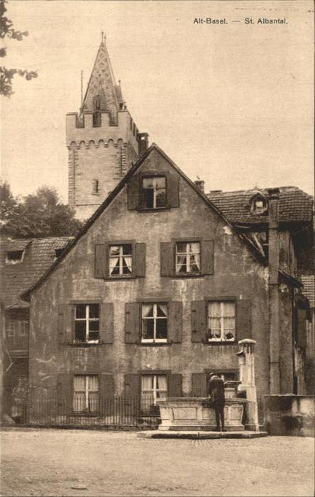 Basel BS St Albantal Brunnen