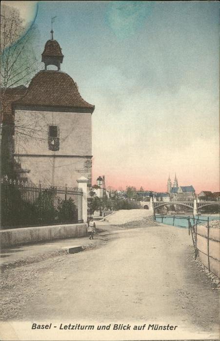 Basel BS Letziturm Muenster Bruecke