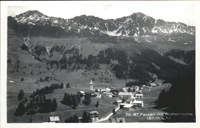 Parpaner Rothorn Rothornkette