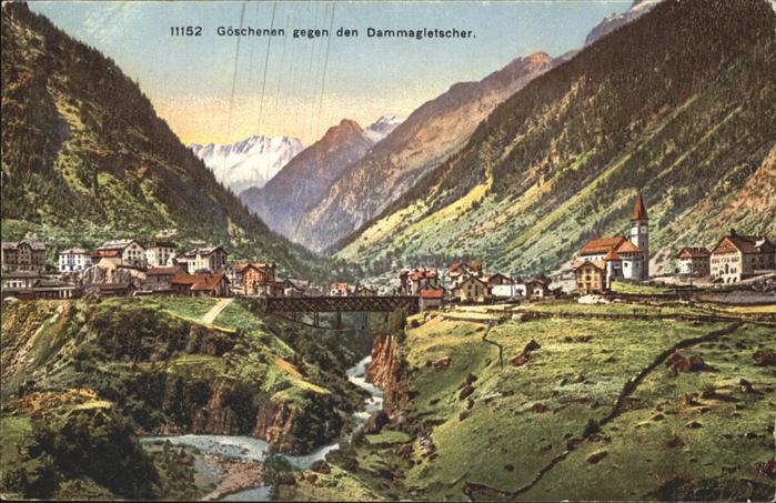 Goeschenen Dammagletscher Bruecke