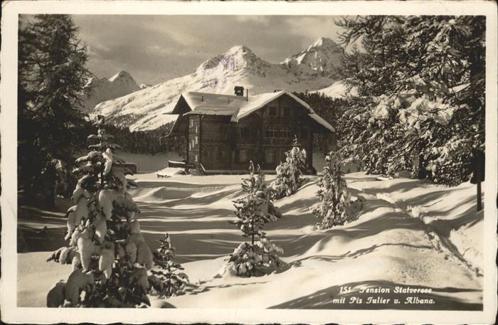 Piz Julier Pension Statzersee