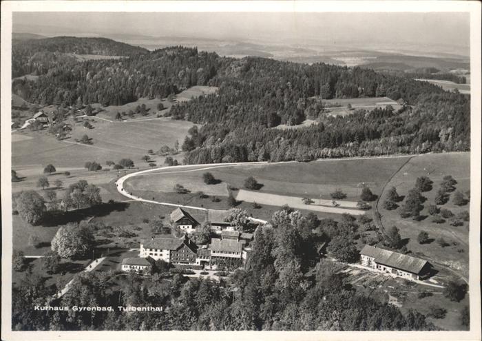 Turbenthal Fliegeraufnahme Kurhaus Gyrenbad