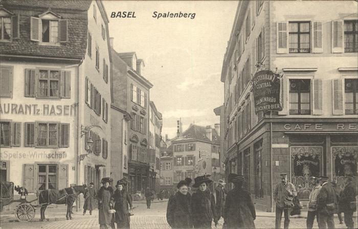 Basel BS Spalenberg Kutsche Cafe