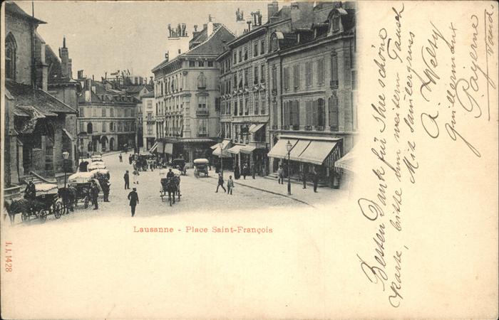 Lausanne VD place Saint Francois Kutsche