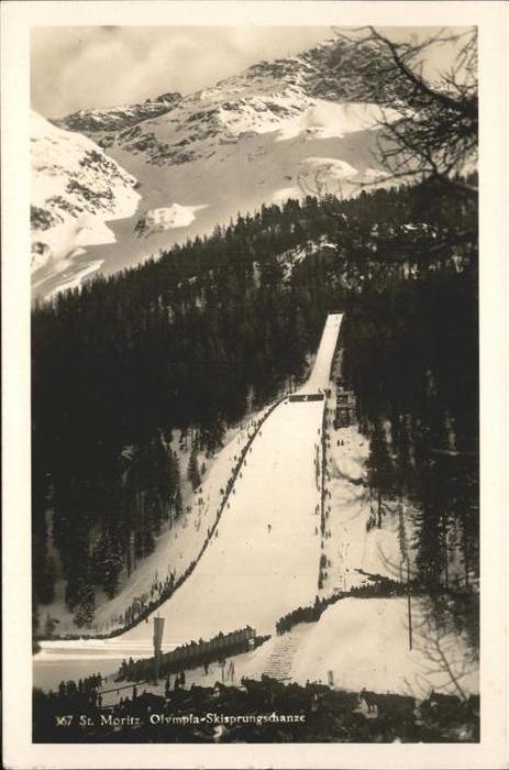 St Moritz GR Olympia Skisprungschanze