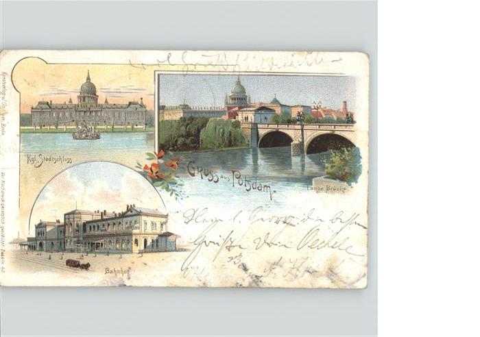 Potsdam Stadtschloss Lange Brücke Bahnhof Kutsc