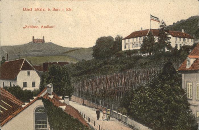 Barr Bas-Rhin Bad Bühl Schloss Andlau