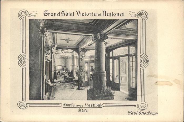 Basel BS Grand Hotel Victoria National