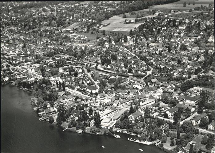 Erlenbach ZH Fliegeraufnahme