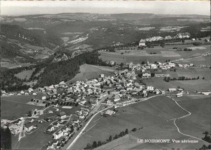 Le Noirmont Franches-Montagnes Fliegeraufnahme