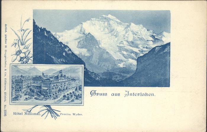 Interlaken BE Hotel National Pension Wyder