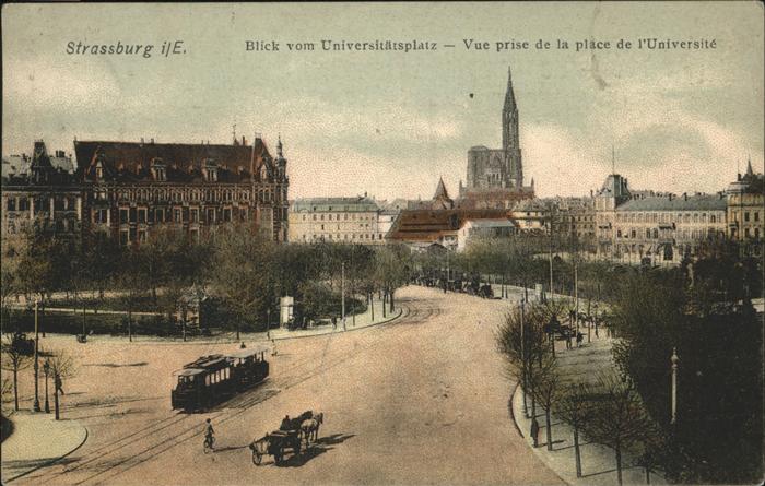 Strasbourg Alsace Univeritätsplatz