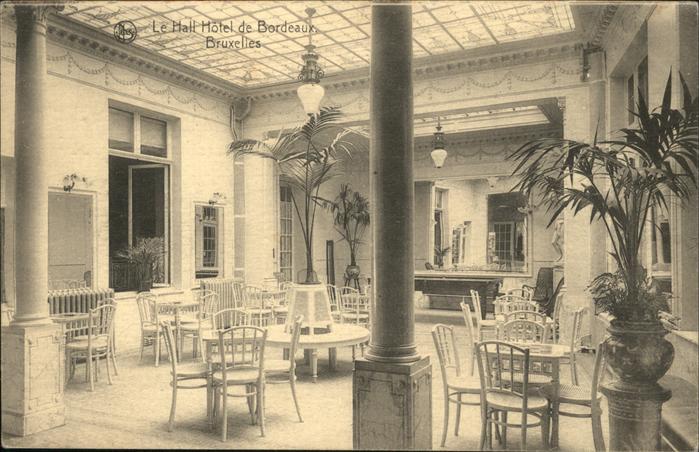Bruxelles Bruessel Hotel de Bordeaux
Le Hall