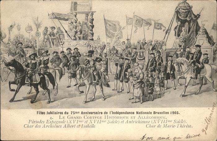 Bruxelles Bruessel Le Grand Cortege