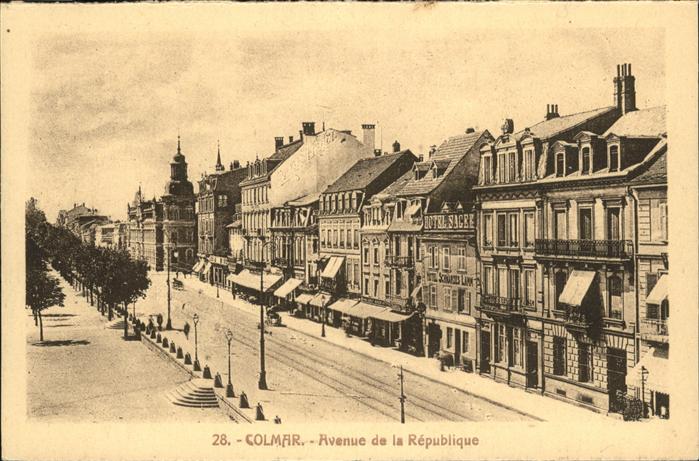 Colmar Haut Rhin Elsass Avenue de la Reublique