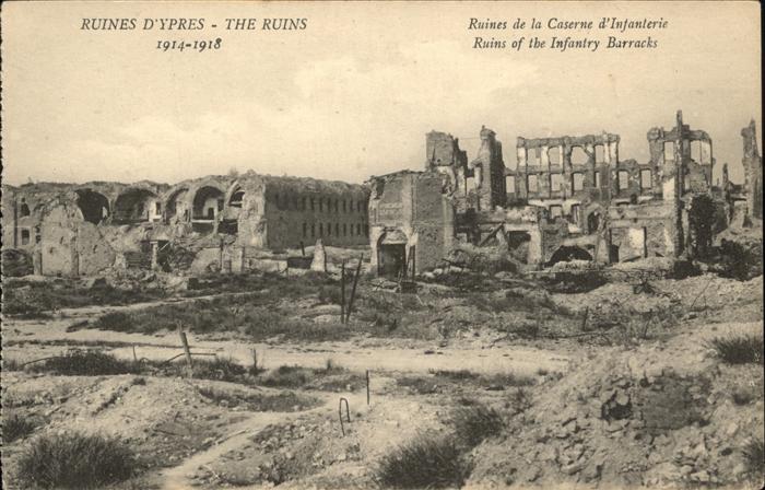 Ypern Ypres Ruines