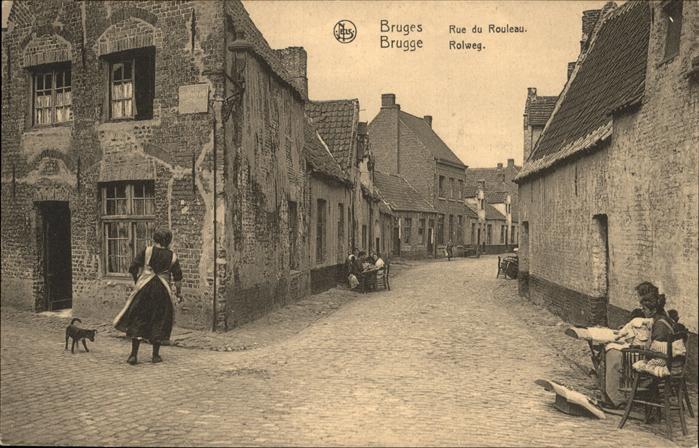 Bruges BRUGGE Belgie Rue du Rouleau