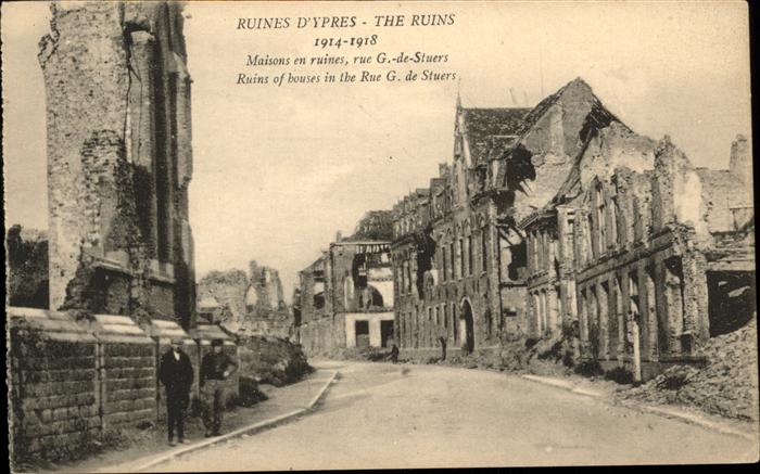 Ypern Ypres Ruines