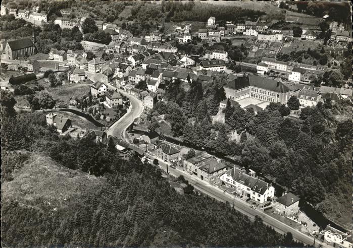 Houffalize vue generale aerienne