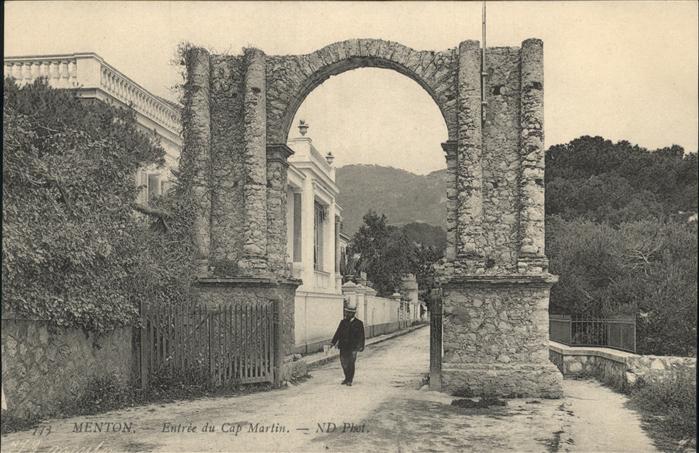 Menton Alpes Maritimes Cap Martin Entree