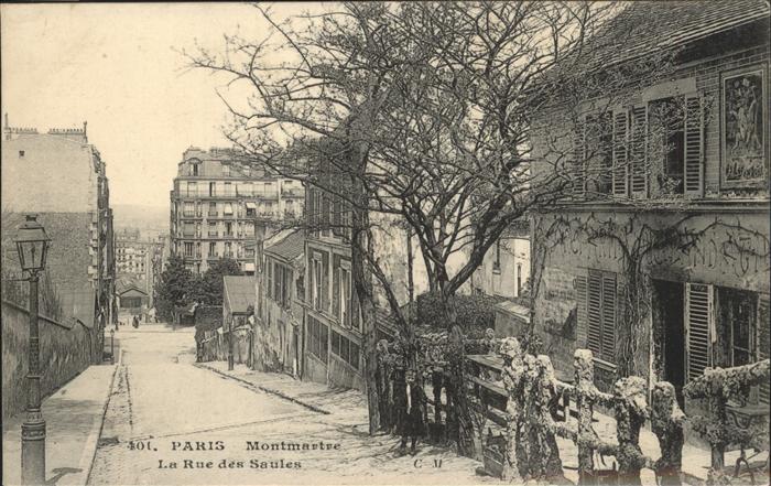 Paris Rue des Saules Montmartre