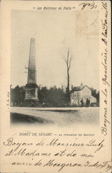 Paris Foret de Senart Pyramide de Brunoy