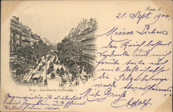 Paris les Grands Boulevards