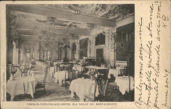 Paris ElyseePalace-Hotel Restaurant