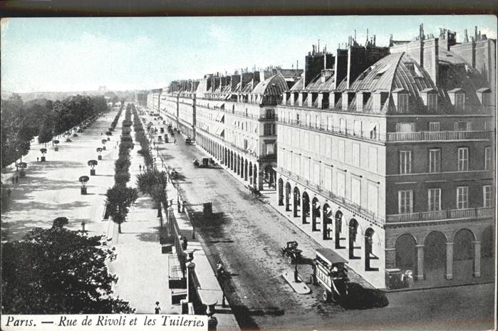 Paris Rue de Rivoli Tuileries